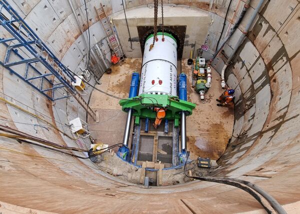 Strelley to Redhill water trunk main, Nottingham, UK