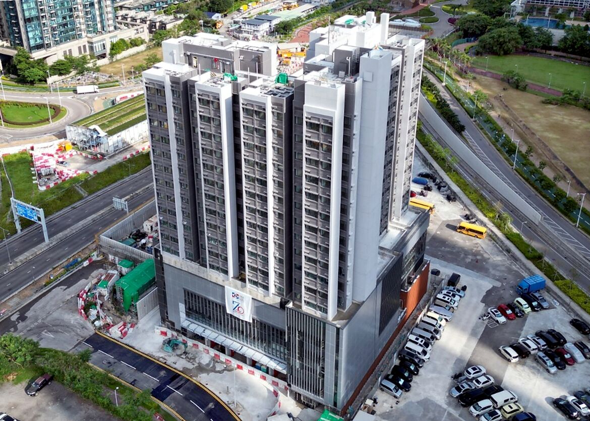 Fire station, ambulance depot and staff quarters, Tsueng Kwan O, Hong Kong