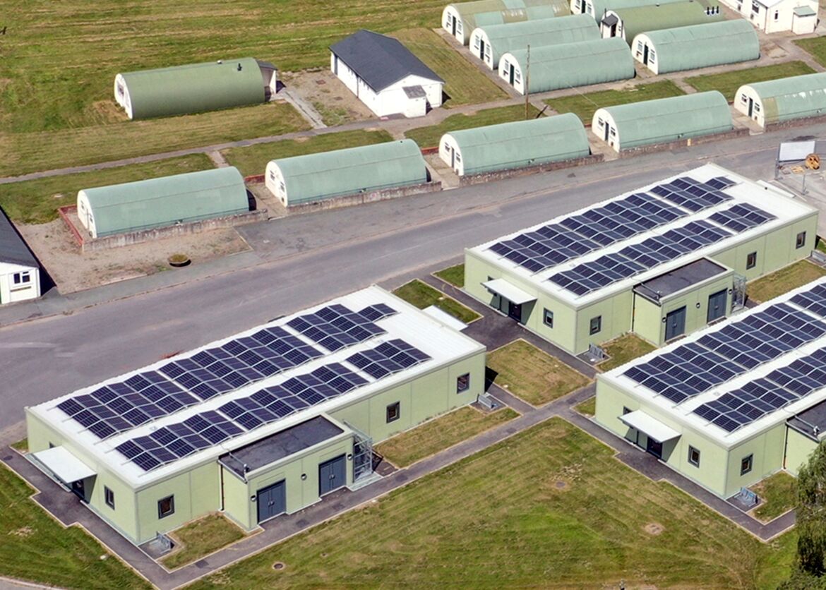 Net-Zero Carbon Accommodation Programme, Defence Training Estate, UK