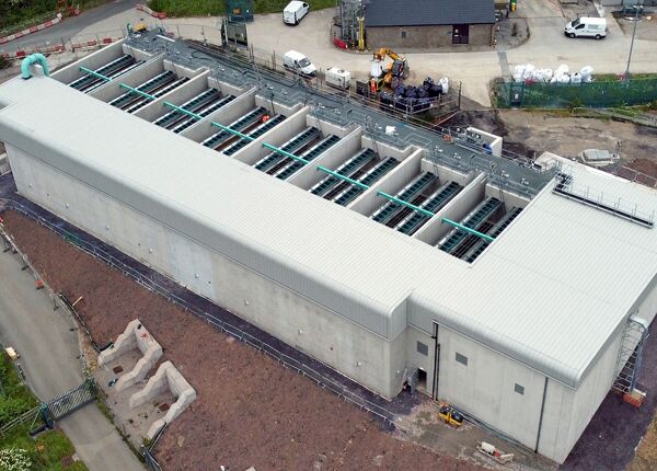 Water treatment works upgrade, Lancashire, UK