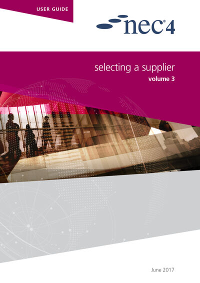 NEC4: Selecting a Supplier