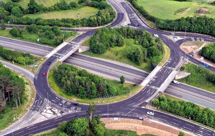 A46/A5630 Anstey Lane improvement, Leicester, UK