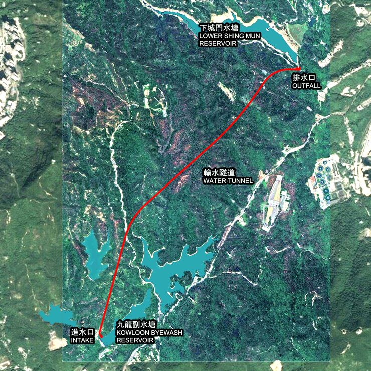 West Kowloon Drainage Improvement − Inter-Reservoirs Transfer Scheme, Hong Kong