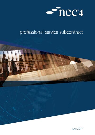 NEC4: Professional Service Subcontract