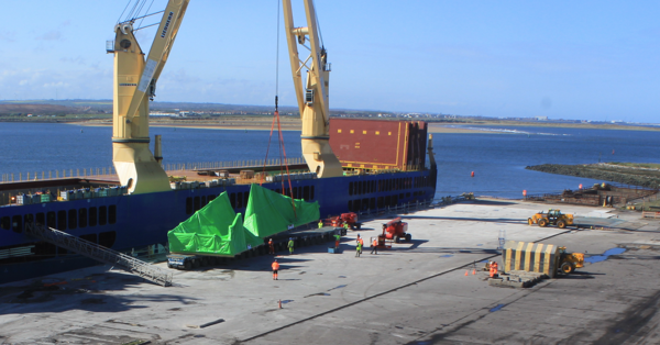 Project: Redcar Bulk Terminal Wharf Upgrade Works, South Bank of the River Tees, UK