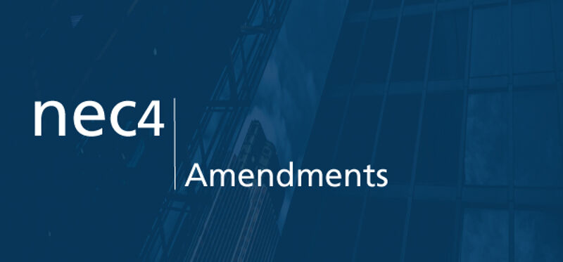 NEC4 2023 Amendments now available