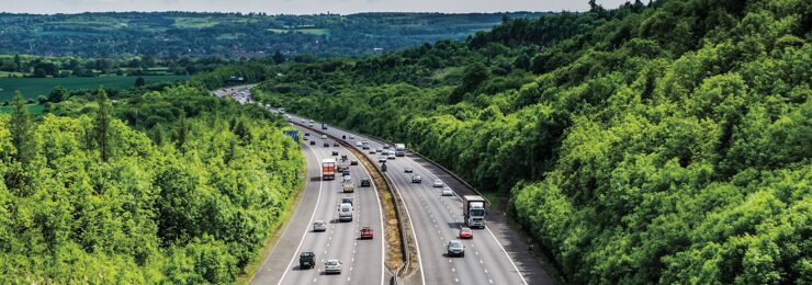 London’s orbital motorway network being renewed using ECC Option E