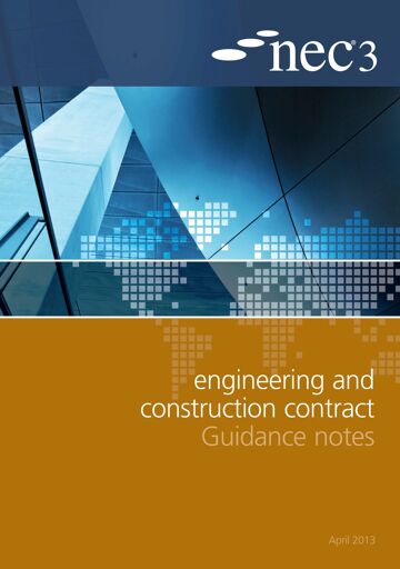 This guidance notes explain the background to the Engineering and Construction Contract, the reasons for some of its provisions and provide guidance on how to use it.