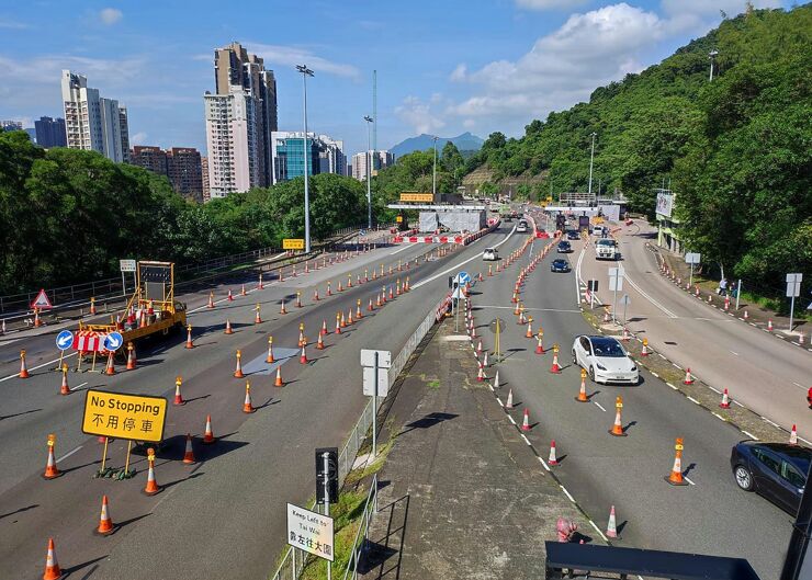 Electronic tolling for road tunnels in New Territories, Hong Kong