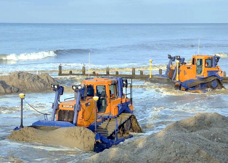 Bacton to Walcott coastal management scheme, UK