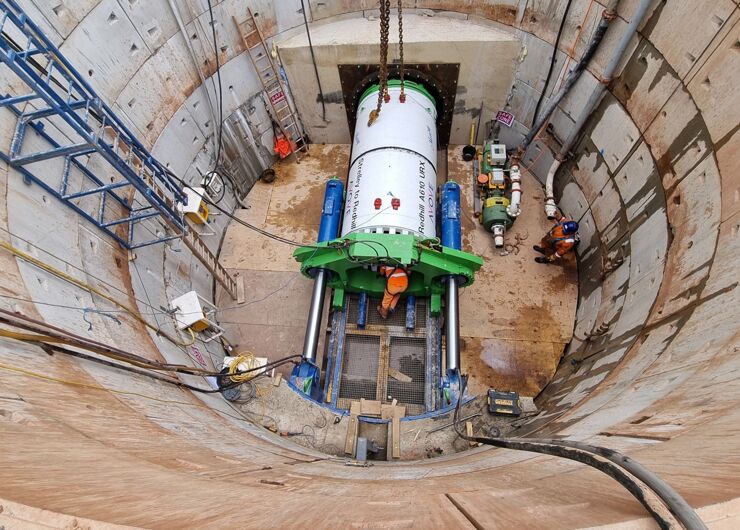 Strelley to Redhill water trunk main, Nottingham, UK