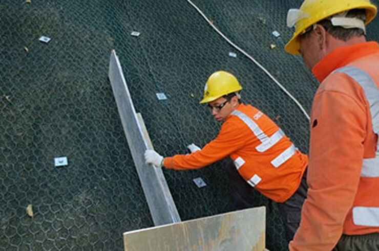 Slope maintenance, New Territories, Hong Kong