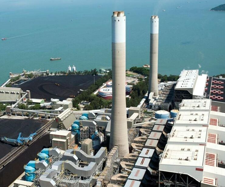 Coal plant and flue gas desulphurisation maintenance, Castle Peak Power Station, Hong Kong