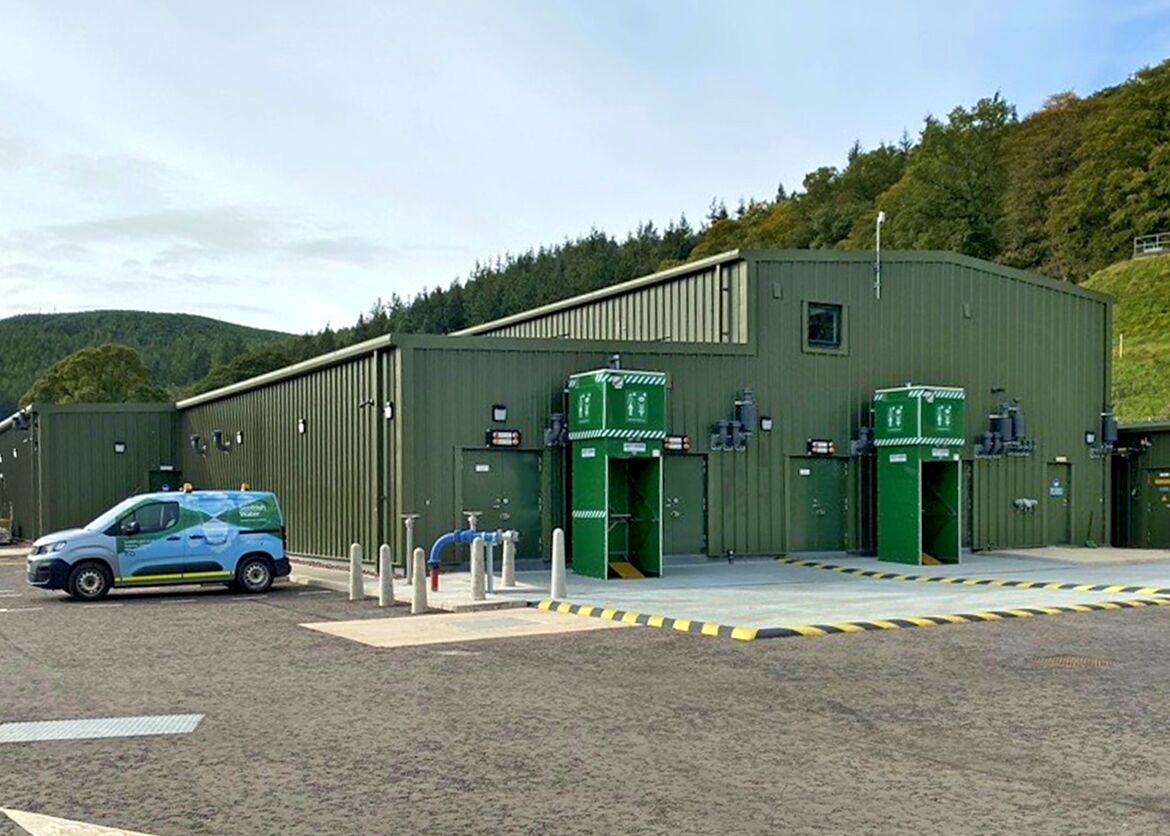 Bonnycraig Water Treatment Works, Peebles, Scotland