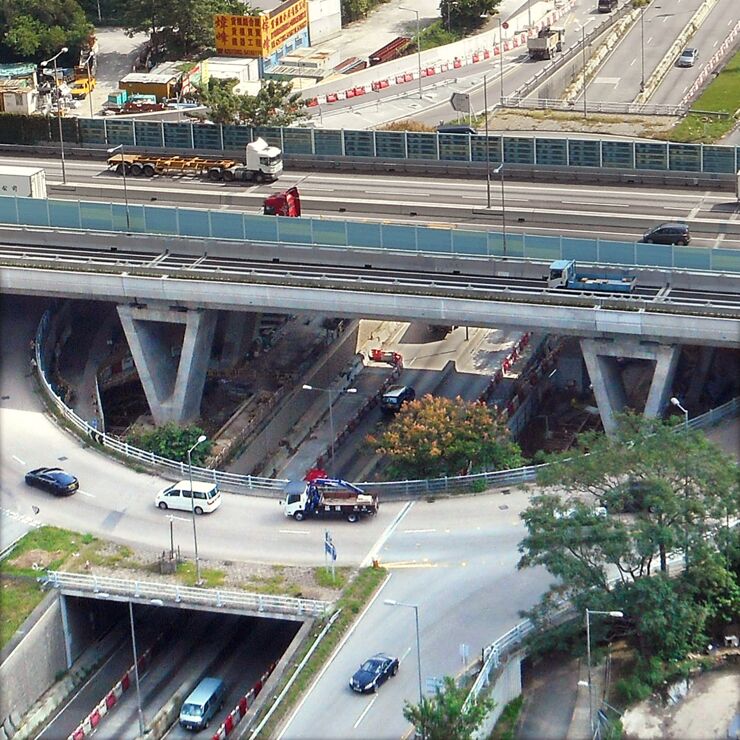 Improvement to Pok Oi interchange, Yuen Long, Hong Kong