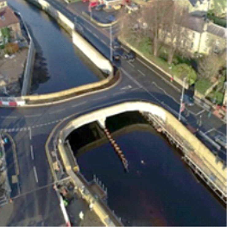 Mytholmroyd flood alleviation scheme, UK