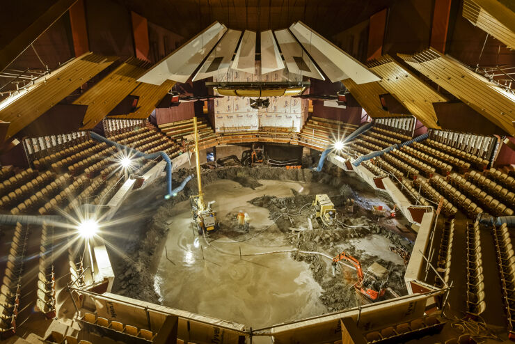 Christchurch Town Hall conservation project, New Zealand