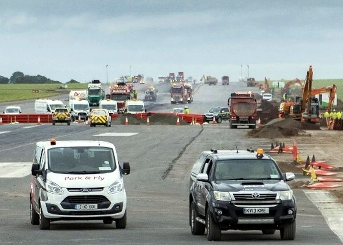 Runway reconstruction, Cork Airport, Ireland