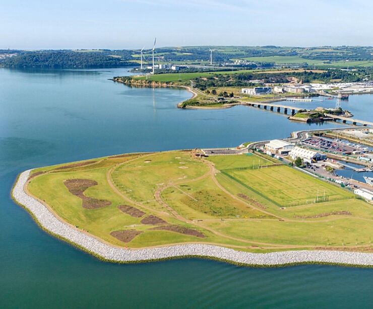 Haulbowline Island tip remediation, Cork, Ireland