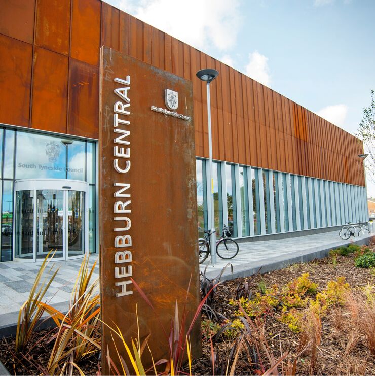 Hebburn Central Community Library and Sports Facility, Tyne and Wear, UK 