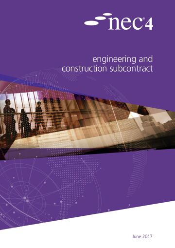 The NEC4: Engineering and Construction Subcontract (ECS) is for appointing works subcontractors where the main works contractor has been engaged under an NEC4 Engineering and Construction Contract (ECC).