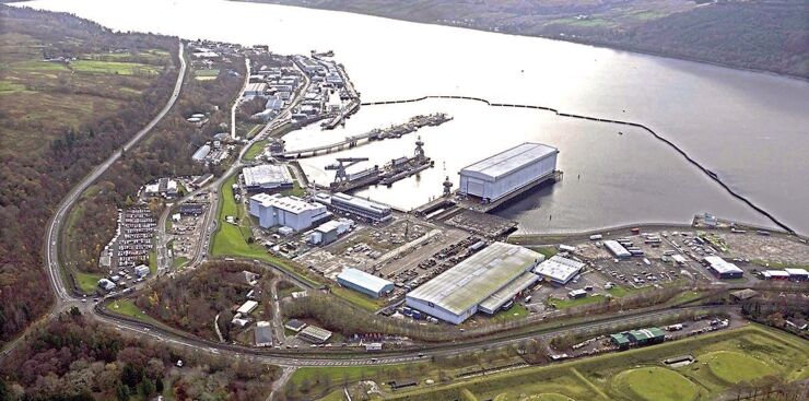 Ministry of Defence using NEC4 to upgrade Clyde estuary submarine base in Scotland