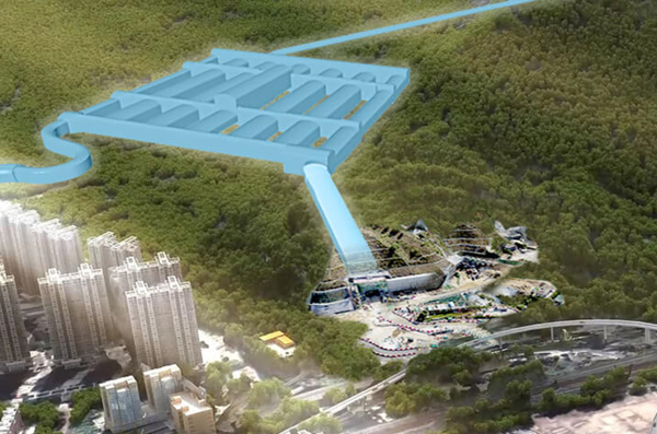 NEC delivering vast cavern complex for relocating Hong Kong sewage works
